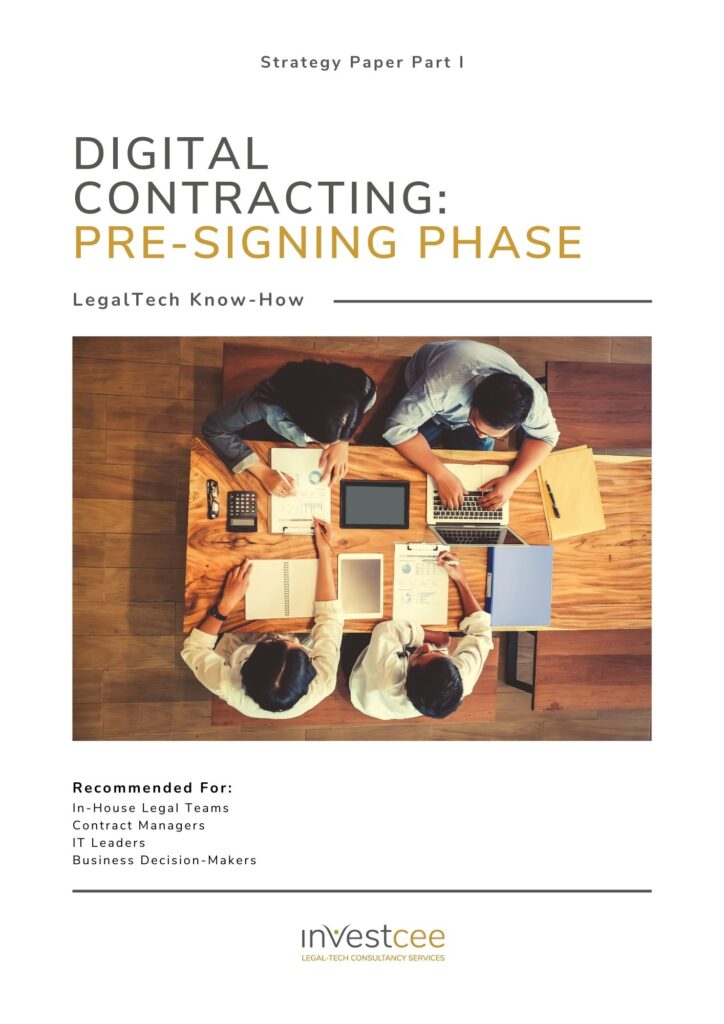 Digital Contracting PreSigning Strategy Paper