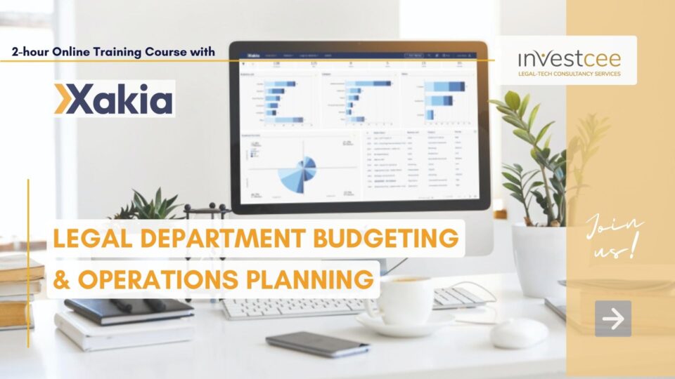 Legal Department Budgeting Operations Planning
